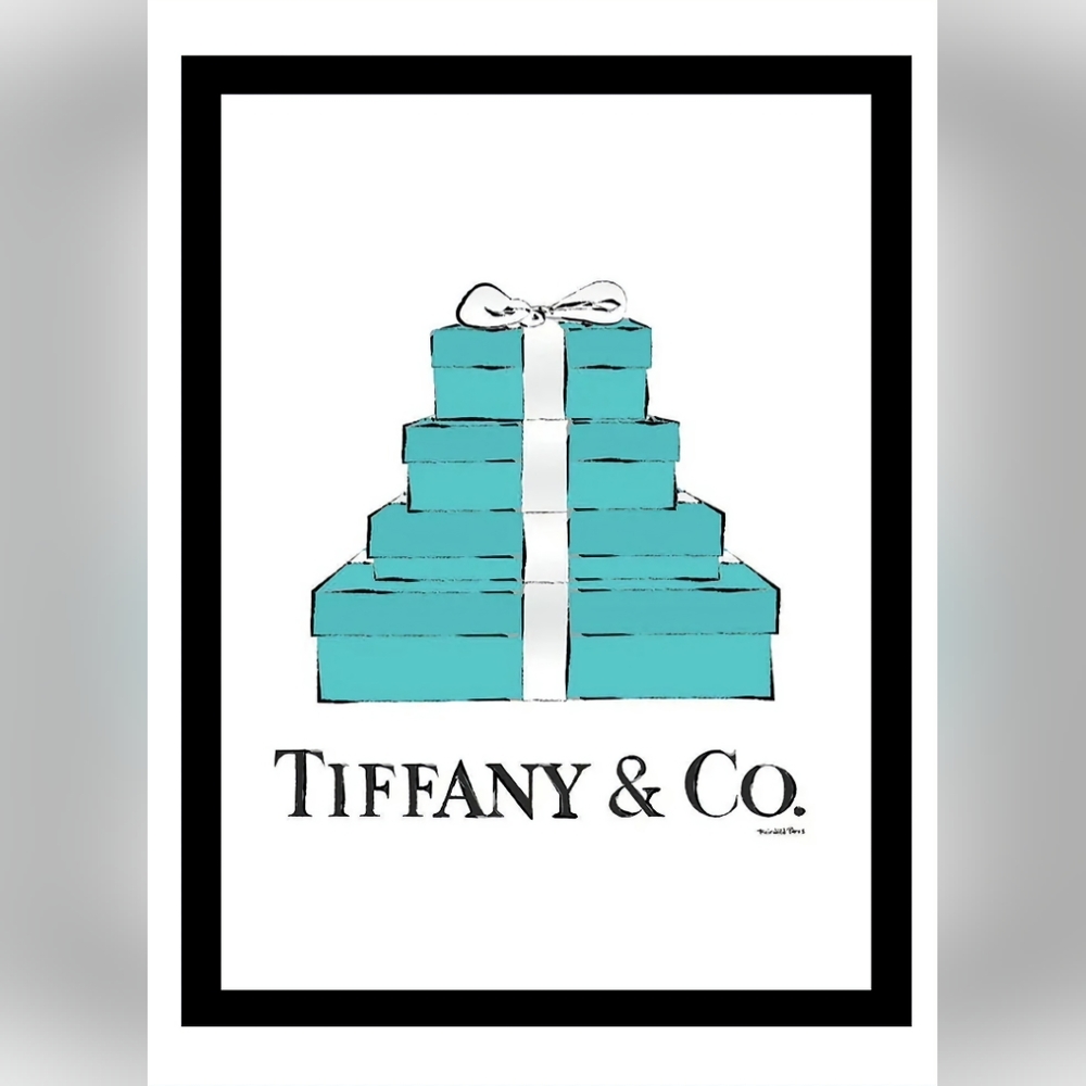 Tiffany & Co. 5"x7" Framed Wall Art